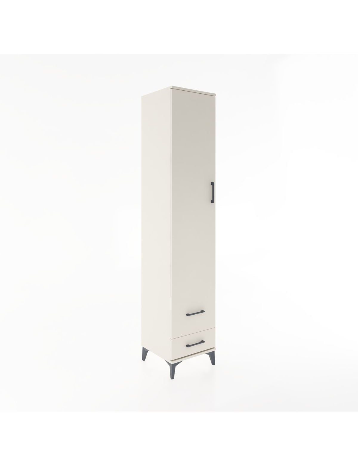 Hyperion Dolap 5 Raflı 2 Çekmeceli Tek Kapaklı 44x44x221 Aytaşı-Aytaşı