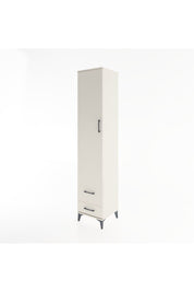 Hyperion Dolap 5 Raflı 2 Çekmeceli Tek Kapaklı 44x44x221 Aytaşı-Aytaşı