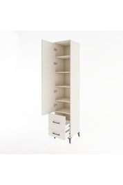 Hyperion Dolap 5 Raflı 2 Çekmeceli Tek Kapaklı 44x44x221 Aytaşı-Aytaşı