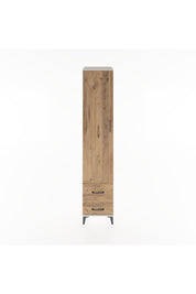 Hyperion Dolap 5 Raflı 2 Çekmeceli Tek Kapaklı 44x44x221 Aytaşı-Çam