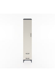 Hyperion Dolap 5 Raflı 2 Çekmeceli Tek Kapaklı 44x44x221 Antrasit-Aytaşı