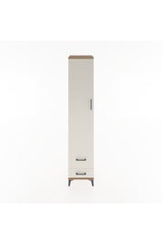 Hyperion Dolap 5 Raflı 2 Çekmeceli Tek Kapaklı 44x44x221 Çam-Aytaşı