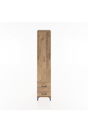 Hyperion Dolap 5 Raflı 2 Çekmeceli Tek Kapaklı 44x44x221 Çam-Çam