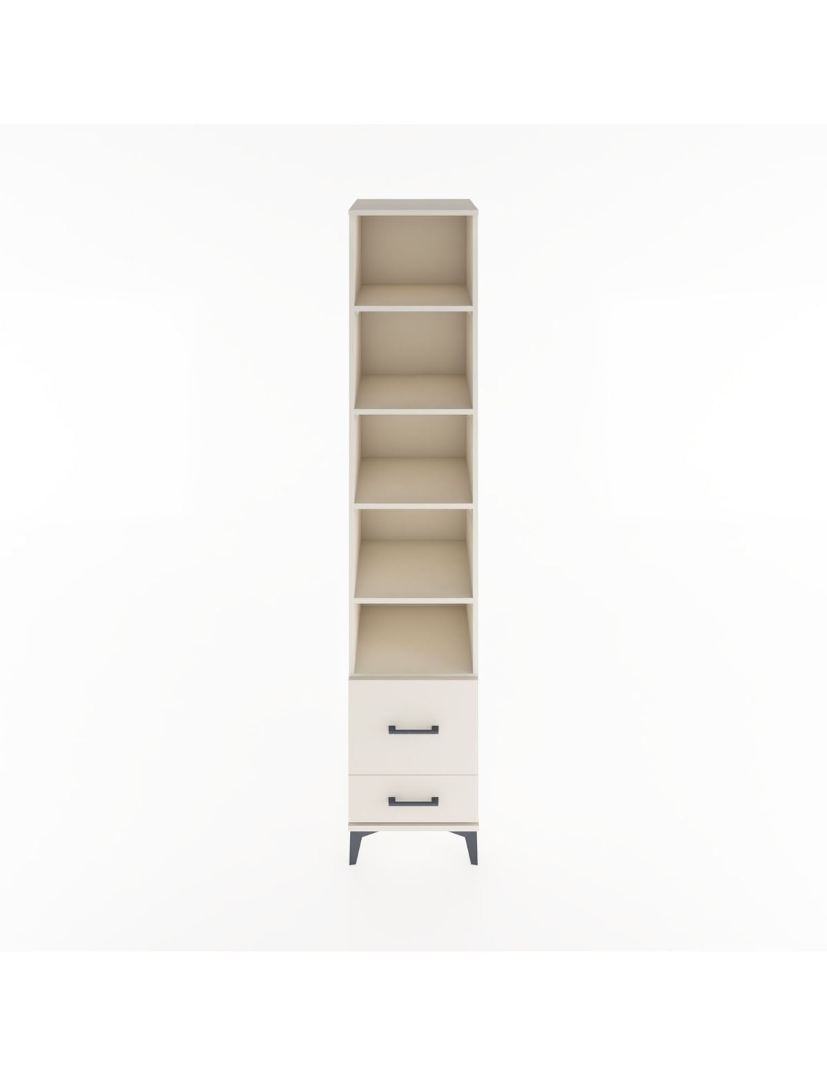 Hyperion Dolap 5 Raflı 2 Çekmeceli 44x44x221 Aytaşı-Aytaşı