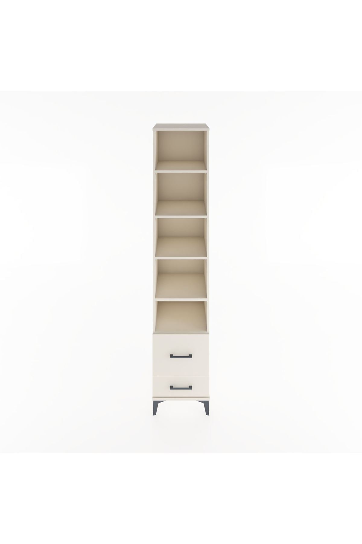 Hyperion Dolap 5 Raflı 2 Çekmeceli 44x44x221 Aytaşı-Aytaşı