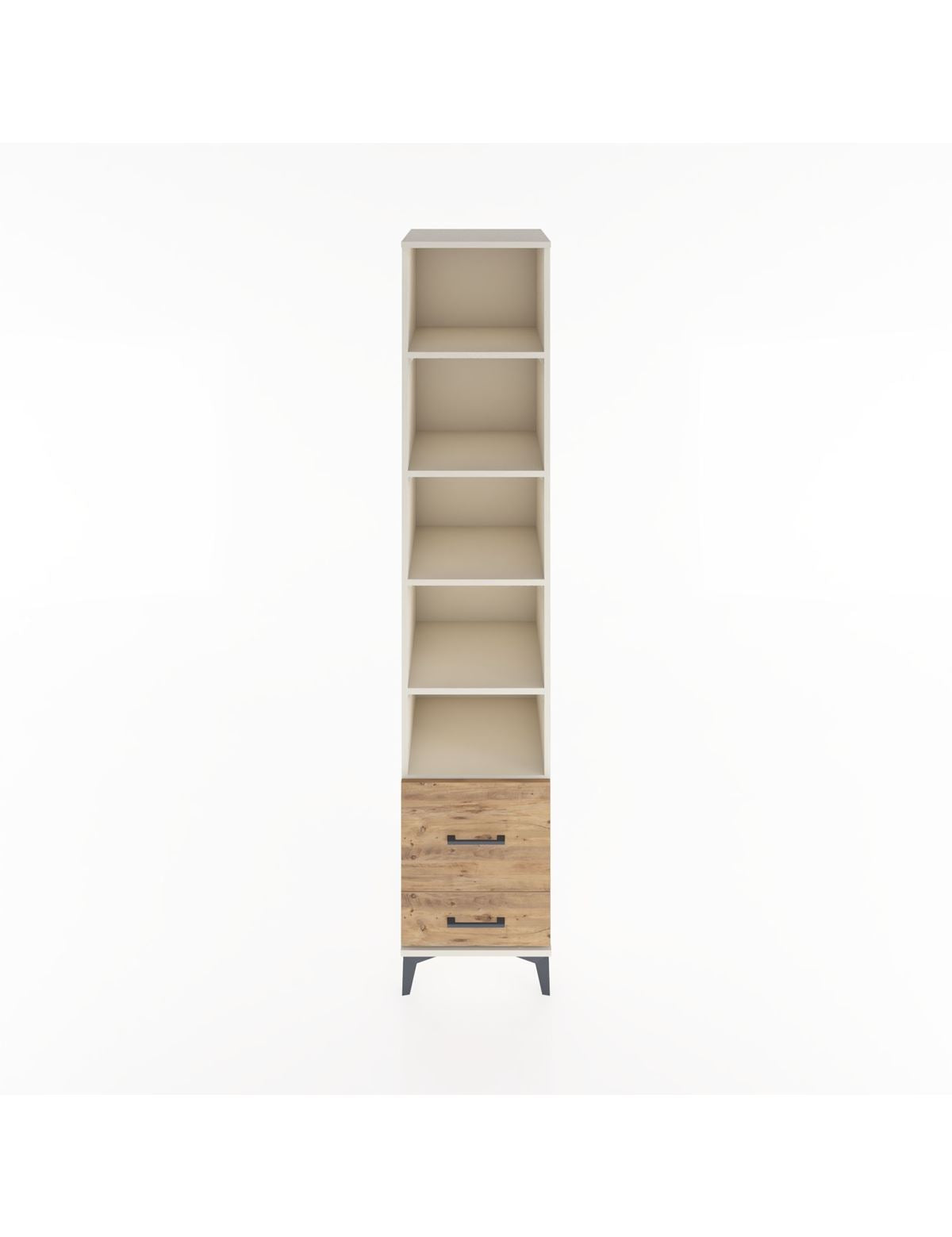 Hyperion Dolap 5 Raflı 2 Çekmeceli 44x44x221 Aytaşı-Çam