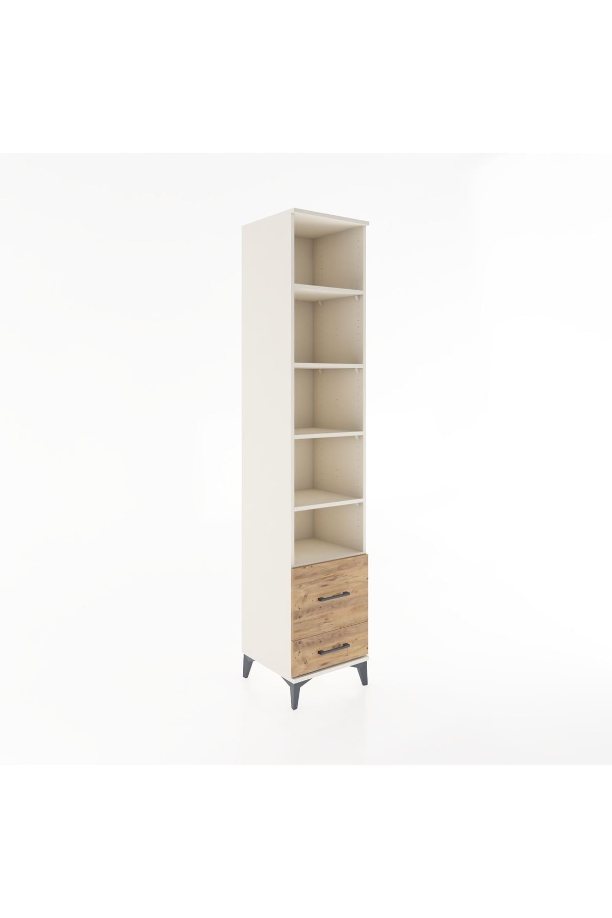 Hyperion Dolap 5 Raflı 2 Çekmeceli 44x44x221 Aytaşı-Çam