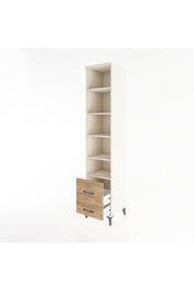 Hyperion Dolap 5 Raflı 2 Çekmeceli 44x44x221 Aytaşı-Çam