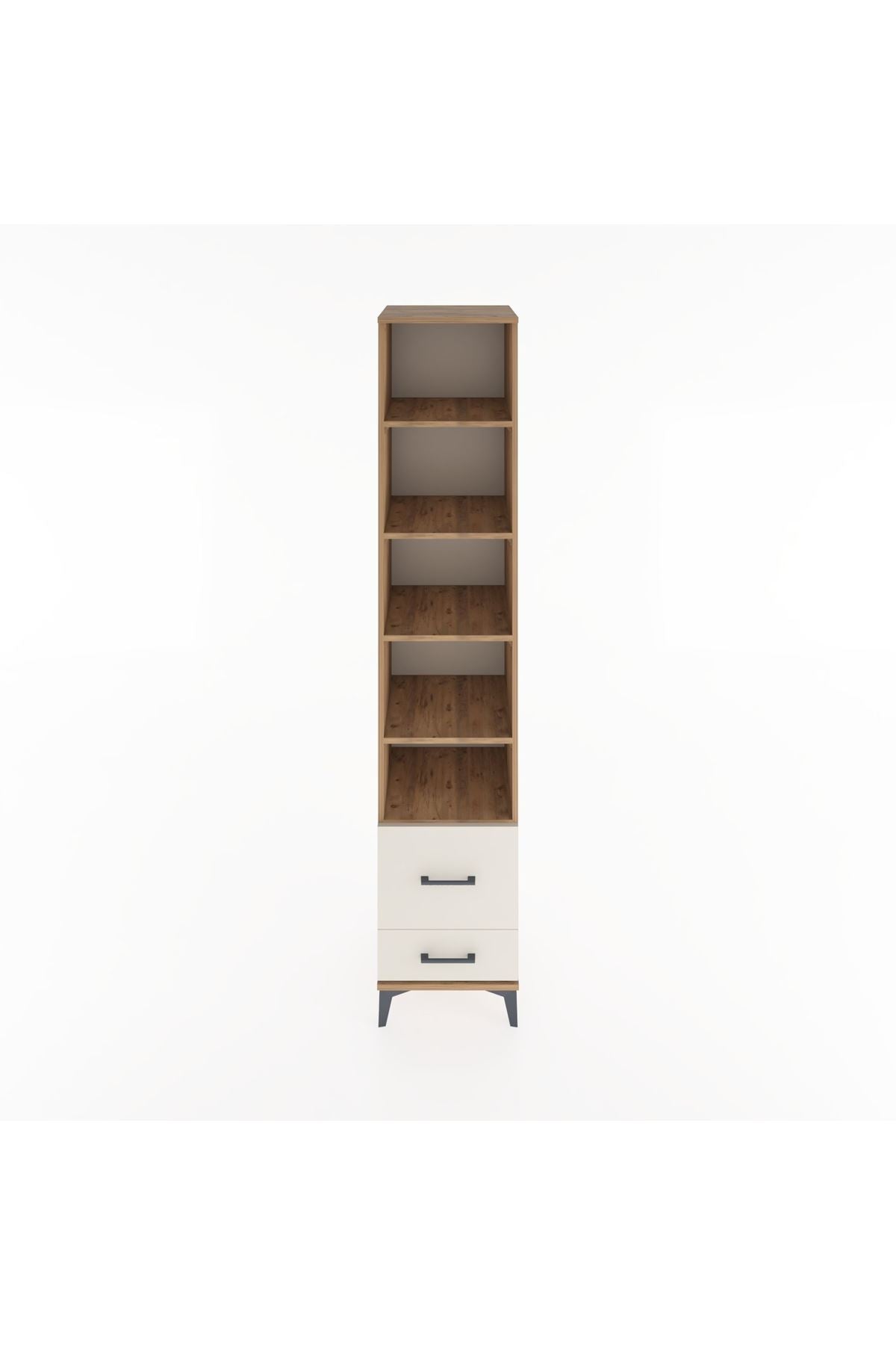 Hyperion Dolap 5 Raflı 2 Çekmeceli 44x44x221 Çam-Aytaşı