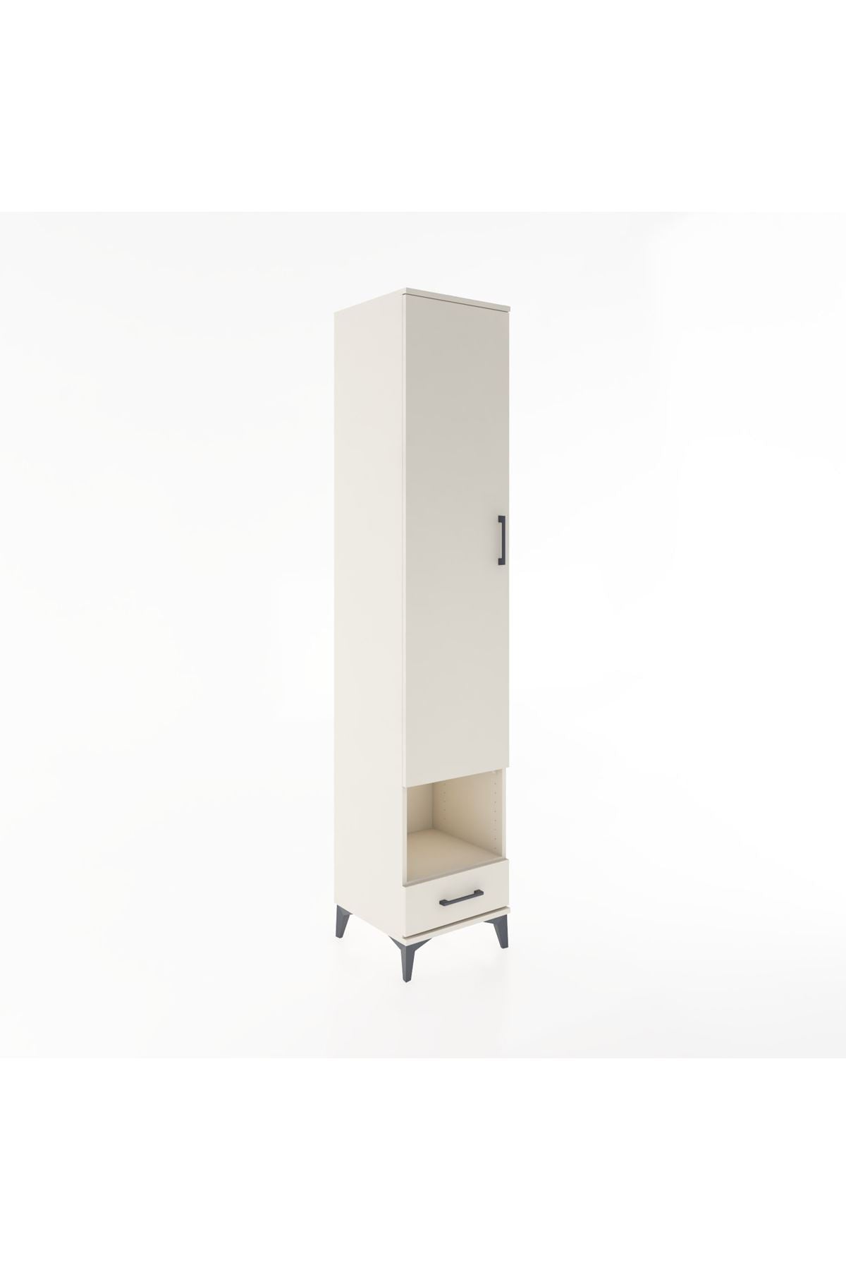 Hyperion Dolap 4 Raflı Tek Çekmeceli Tek Askılı 44x44x221 Aytaşı-Aytaşı