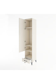 Hyperion Dolap 4 Raflı Tek Çekmeceli Tek Askılı 44x44x221 Aytaşı-Aytaşı