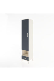 Hyperion Dolap 4 Raflı Tek Çekmeceli Tek Askılı 44x44x221 Aytaşı-Antrasit