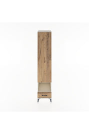 Hyperion Dolap 4 Raflı Tek Çekmeceli Tek Askılı 44x44x221 Aytaşı-Çam