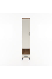 Hyperion Dolap 4 Raflı Tek Çekmeceli Tek Askılı 44x44x221 Çam-Aytaşı