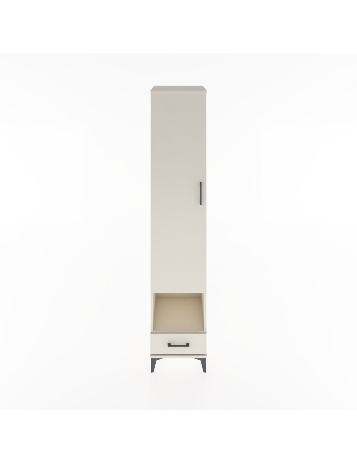 Hyperion Dolap 6 Raflı Tek Çekmeceli Tek Kapaklı 44x44x221 Aytaşı-Aytaşı