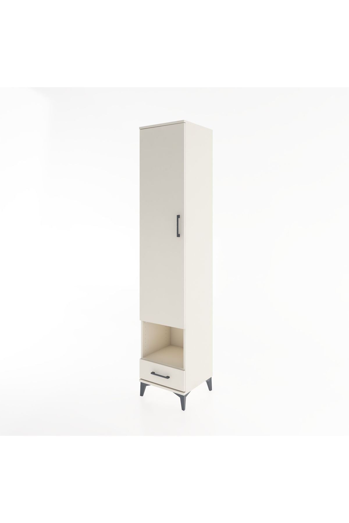 Hyperion Dolap 6 Raflı Tek Çekmeceli Tek Kapaklı 44x44x221 Aytaşı-Aytaşı