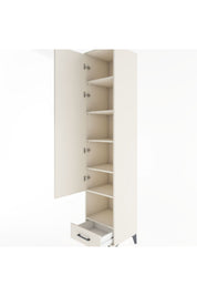 Hyperion Dolap 6 Raflı Tek Çekmeceli Tek Kapaklı 44x44x221 Aytaşı-Aytaşı