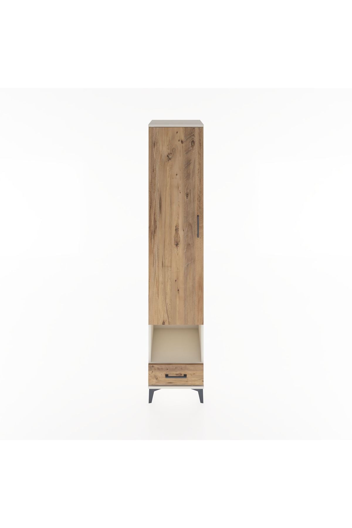 Hyperion Dolap 6 Raflı Tek Çekmeceli Tek Kapaklı 44x44x221 Aytaşı-Çam