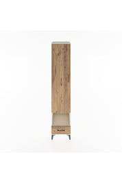 Hyperion Dolap 6 Raflı Tek Çekmeceli Tek Kapaklı 44x44x221 Aytaşı-Çam