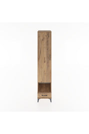 Hyperion Dolap 6 Raflı Tek Çekmeceli Tek Kapaklı 44x44x221 Çam-Çam