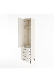 Hyperion Dolap 2 Raflı 4 Çekmeceli Tek Askılı 44x44x221 Aytaşı-Aytaşı