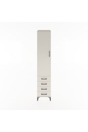 Hyperion Dolap 4 Raflı 4 Çekmeceli Tek Kapaklı 44x44x221 Aytaşı-Aytaşı