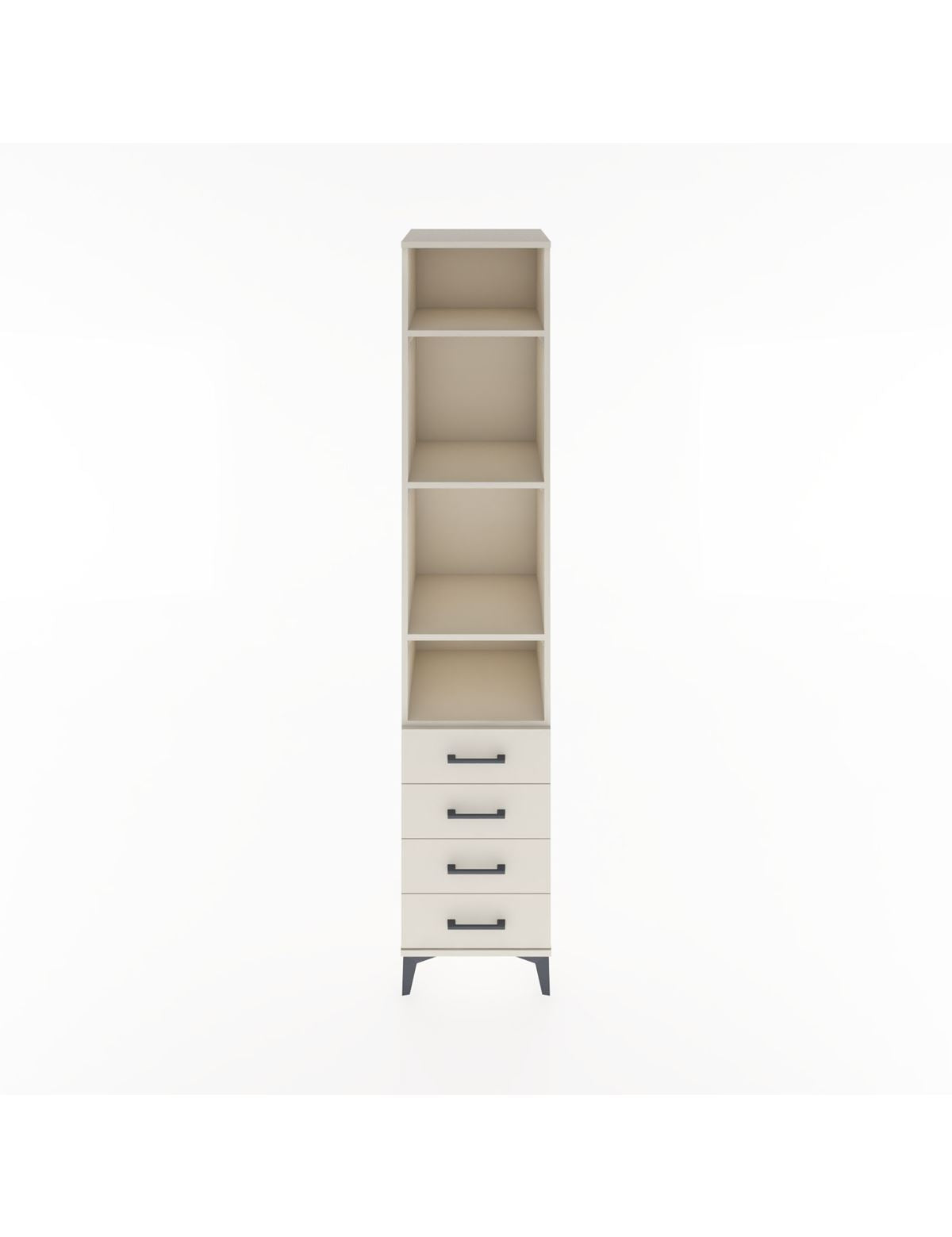 Hyperion Dolap 4 Raflı 4 Çekmeceli 44x44x221 Aytaşı-Aytaşı