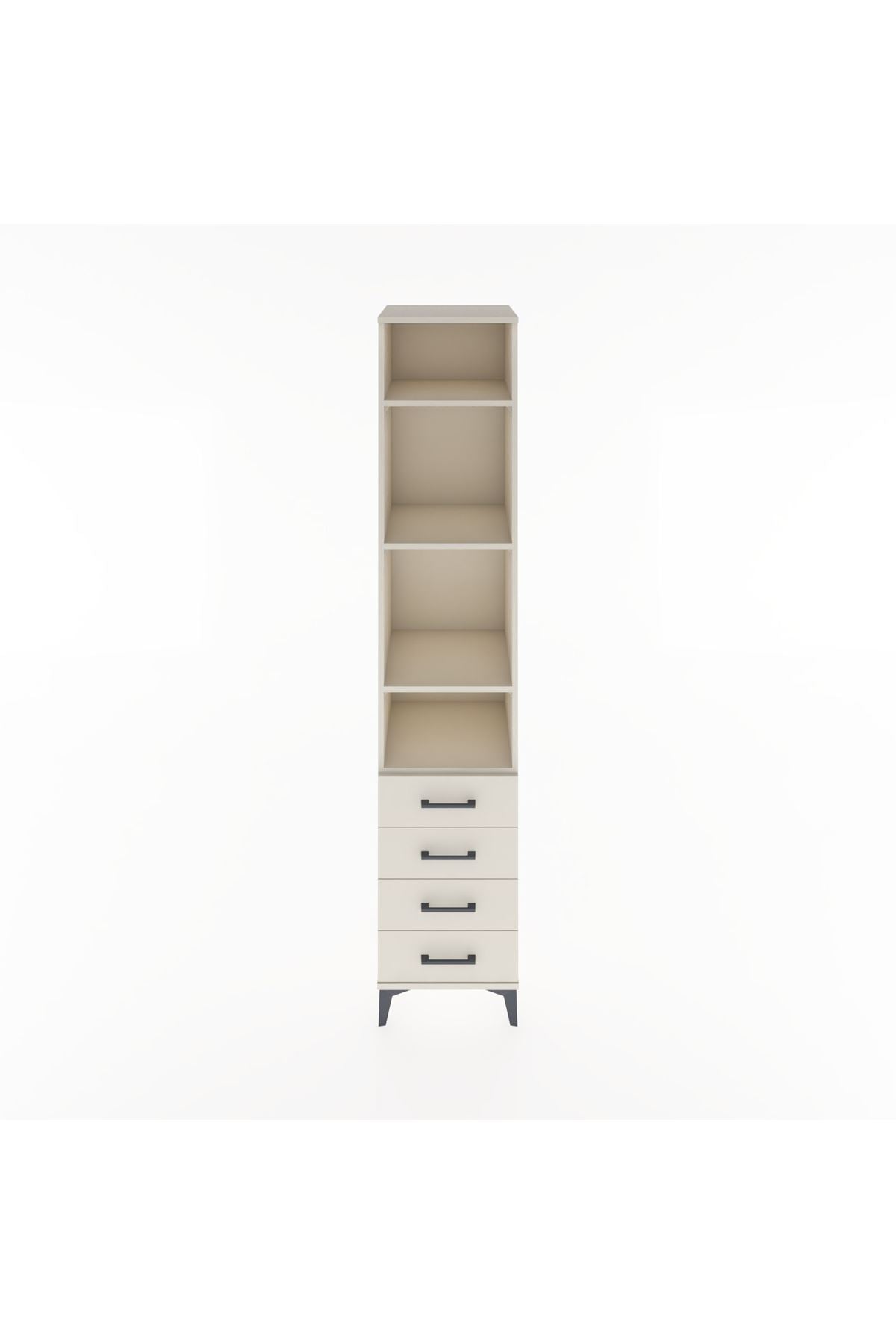 Hyperion Dolap 4 Raflı 4 Çekmeceli 44x44x221 Aytaşı-Aytaşı