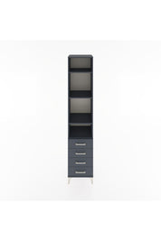 Hyperion Dolap 4 Raflı 4 Çekmeceli 44x44x221 Antrasit-Antrasit