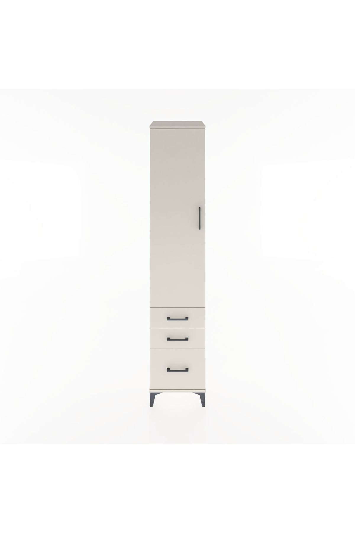 Hyperion Dolap 2 Raflı 3 Çekmeceli Tek Askılı 44x44x221 Aytaşı-Aytaşı