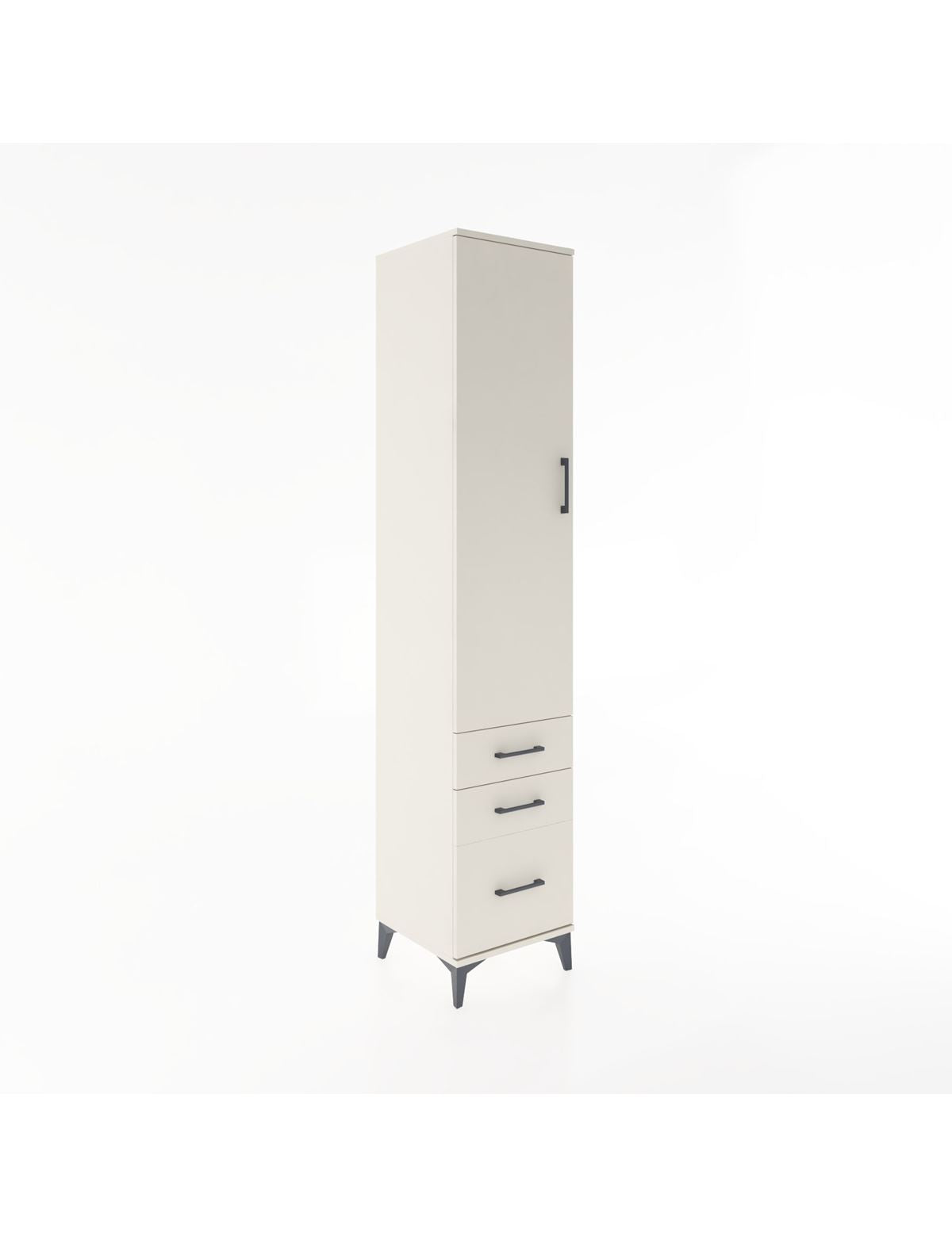 Hyperion Dolap 2 Raflı 3 Çekmeceli Tek Askılı 44x44x221 Aytaşı-Aytaşı