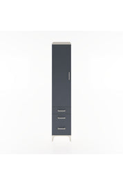 Hyperion Dolap 2 Raflı 3 Çekmeceli Tek Askılı 44x44x221 Aytaşı-Antrasit