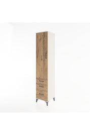 Hyperion Dolap 2 Raflı 3 Çekmeceli Tek Askılı 44x44x221 Aytaşı-Çam