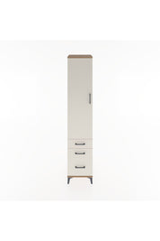 Hyperion Dolap 2 Raflı 3 Çekmeceli Tek Askılı 44x44x221 Çam-Aytaşı