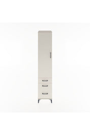 Hyperion Dolap 4 Raflı 3 Çekmeceli Tek Kapaklı 44x44x221 Aytaşı-Aytaşı