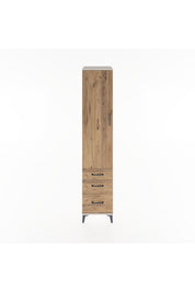 Hyperion Dolap 4 Raflı 3 Çekmeceli Tek Kapaklı 44x44x221 Aytaşı-Çam