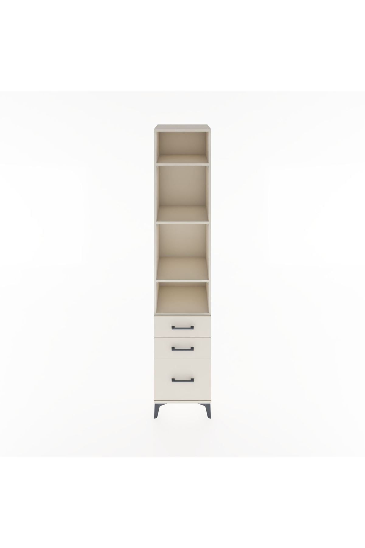 Hyperion Dolap 4 Raflı 3 Çekmeceli 44x44x221 - S61M035V1B