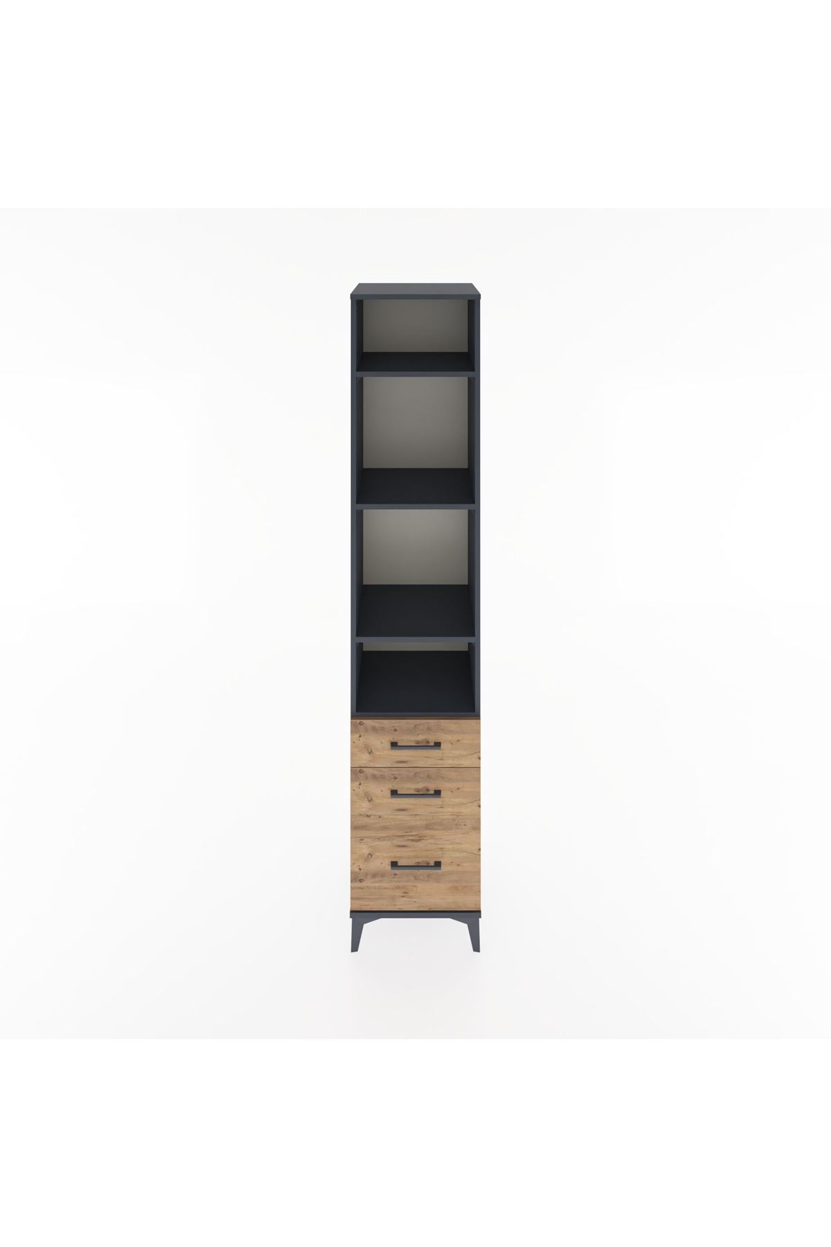 Hyperion Dolap 4 Raflı 3 Çekmeceli 44x44x221 - S61M035V6B