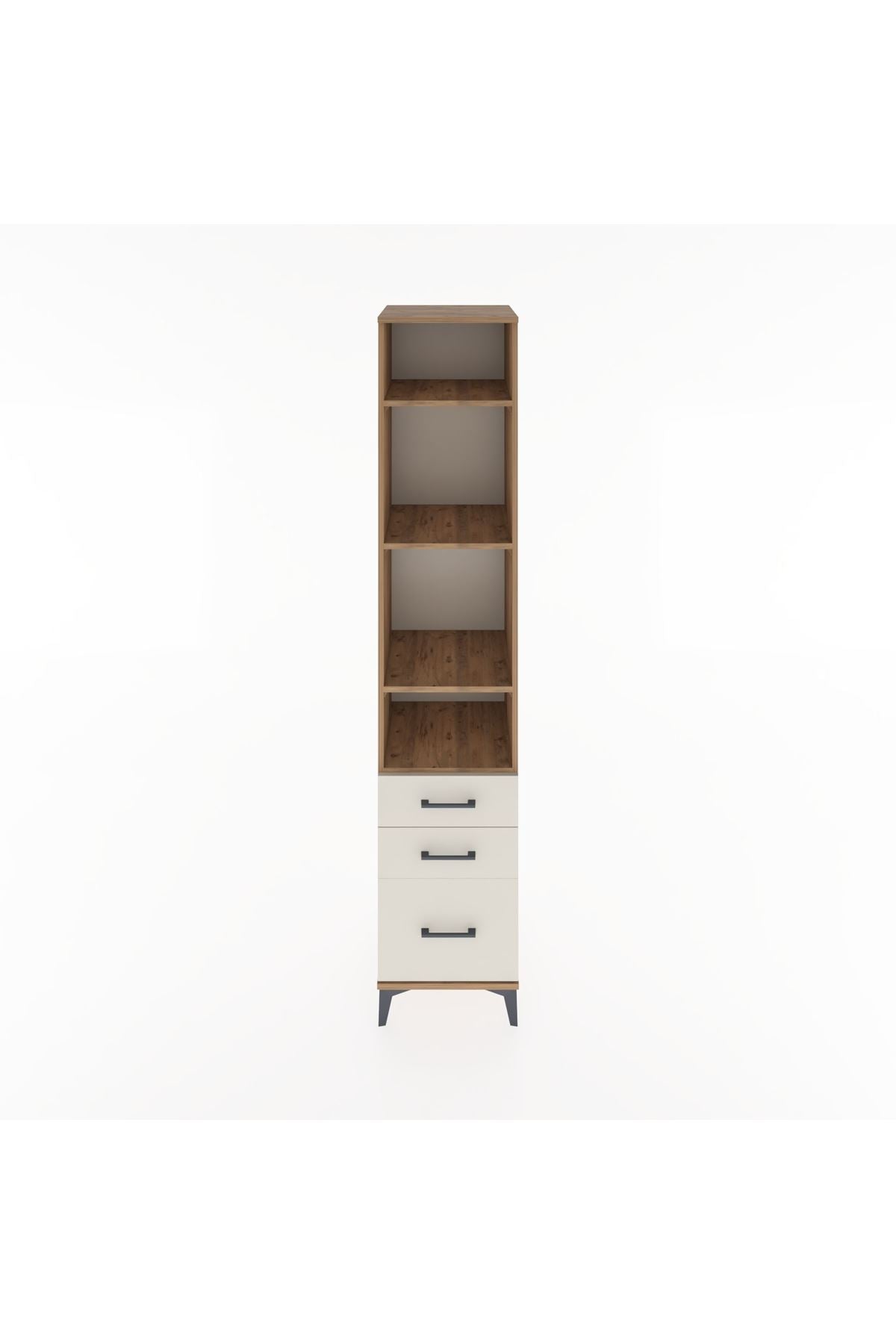 Hyperion Dolap 4 Raflı 3 Çekmeceli 44x44x221 - S61M035V7B