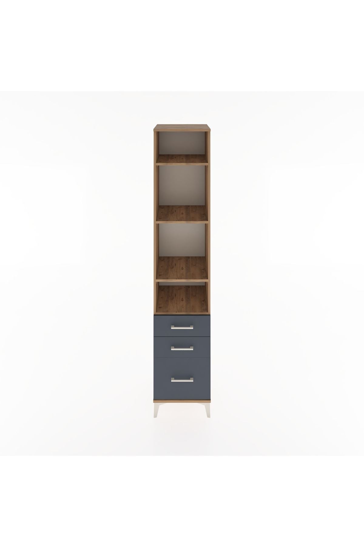 Hyperion Dolap 4 Raflı 3 Çekmeceli 44x44x221 - S61M035V8B