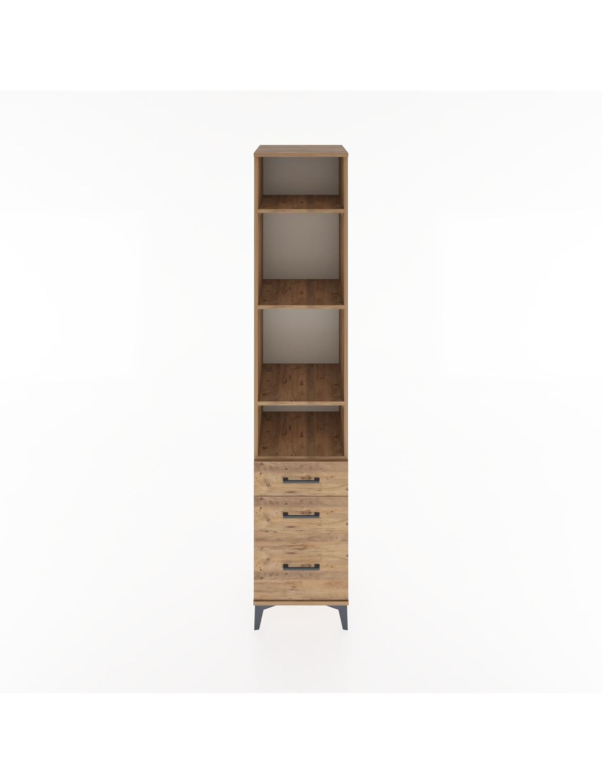 Hyperion Dolap 4 Raflı 3 Çekmeceli 44x44x221 - S61M035V9B