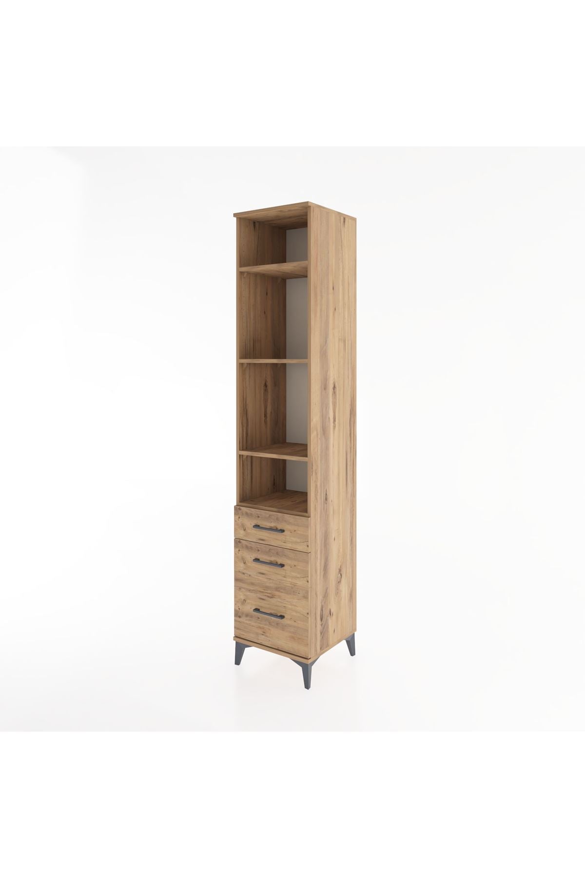 Hyperion Dolap 4 Raflı 3 Çekmeceli 44x44x221 - S61M035V9B