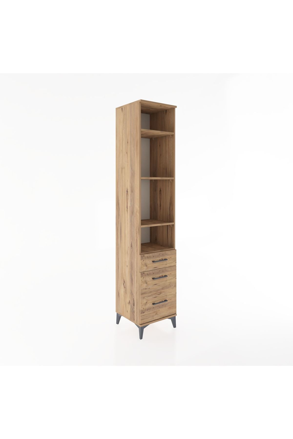 Hyperion Dolap 4 Raflı 3 Çekmeceli 44x44x221 - S61M035V9B