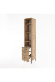 Hyperion Dolap 4 Raflı 3 Çekmeceli 44x44x221 - S61M035V9B