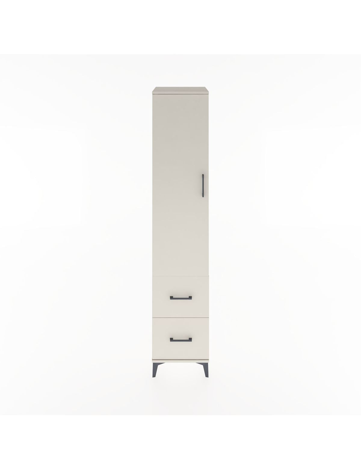 Hyperion Dolap 2 Raflı 2 Çekmeceli Tek Askılı 44x44x221 Aytaşı-Aytaşı