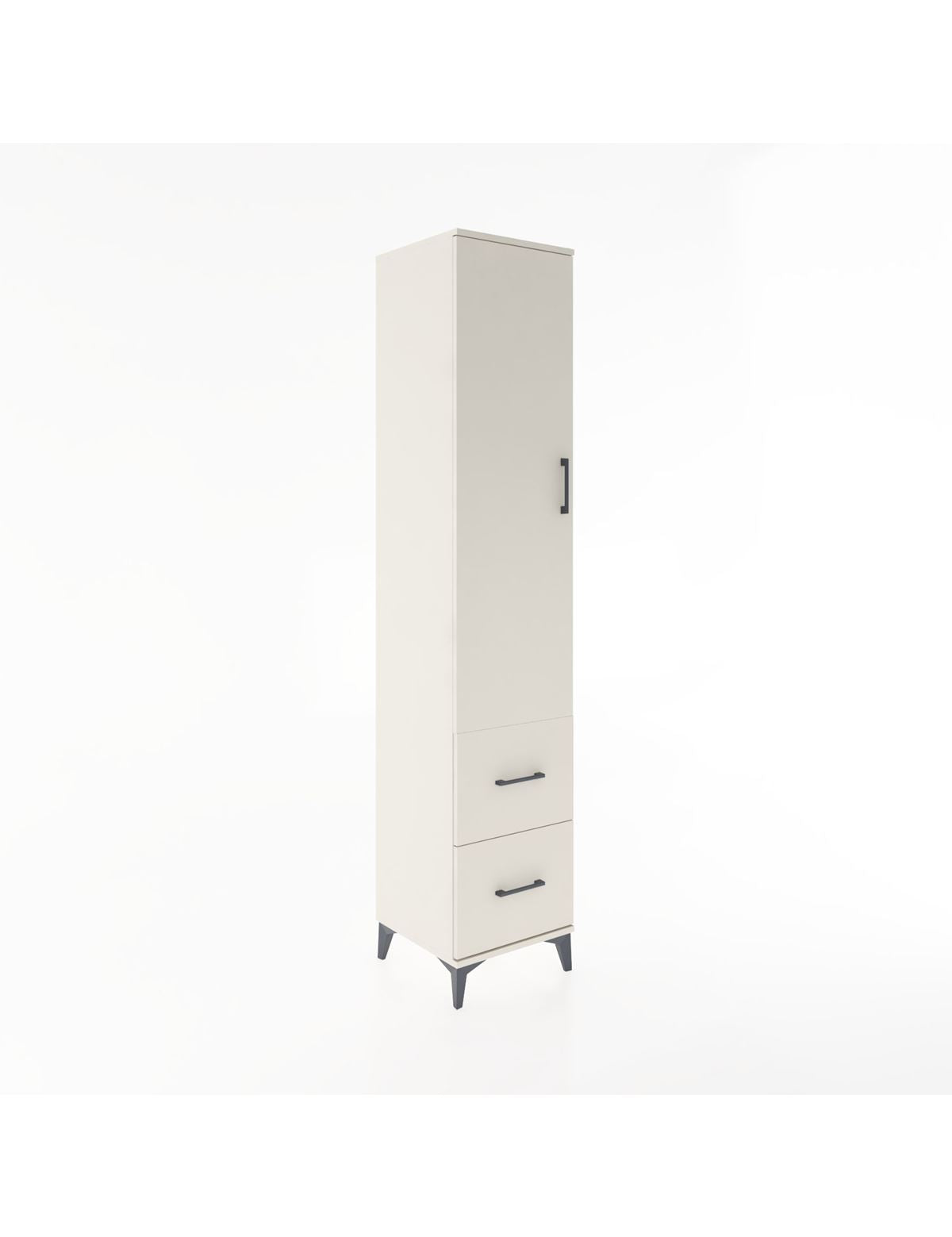 Hyperion Dolap 2 Raflı 2 Çekmeceli Tek Askılı 44x44x221 Aytaşı-Aytaşı