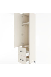 Hyperion Dolap 2 Raflı 2 Çekmeceli Tek Askılı 44x44x221 Aytaşı-Aytaşı