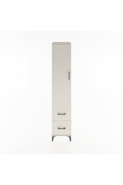 Hyperion Dolap 4 Raflı 2 Çekmeceli Tek Kapaklı 44x44x221 Aytaşı-Aytaşı