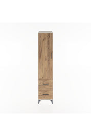 Hyperion Dolap 4 Raflı 2 Çekmeceli Tek Kapaklı 44x44x221 Aytaşı-Çam