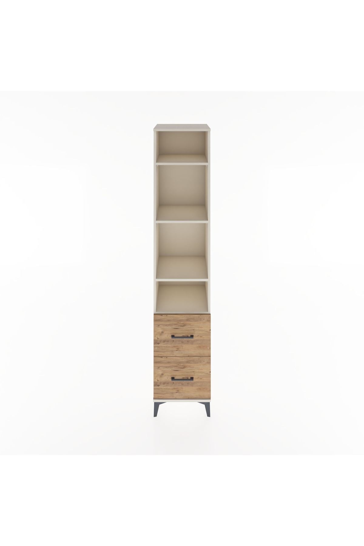 Hyperion Dolap 4 Raflı 2 Çekmeceli 44x44x221 - S61M038V3B